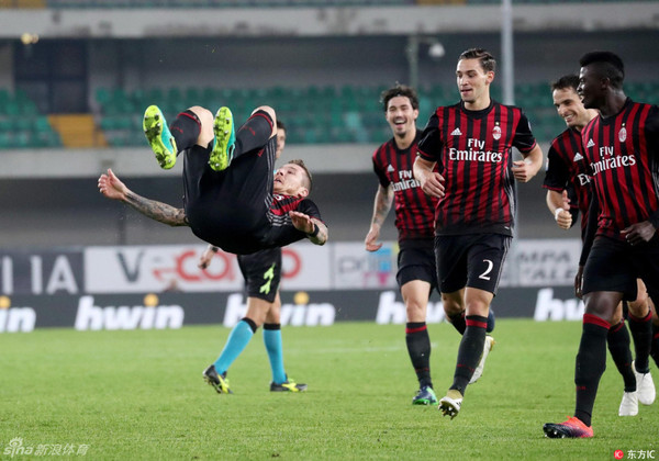 包含切沃主场不敌AC米兰，连续两轮失利的词条